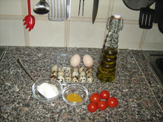 uova al curry: ingredienti