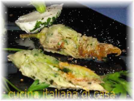 tempura di zucchine