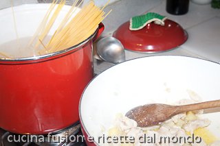 spaghetti fusion: ricetta passo passo